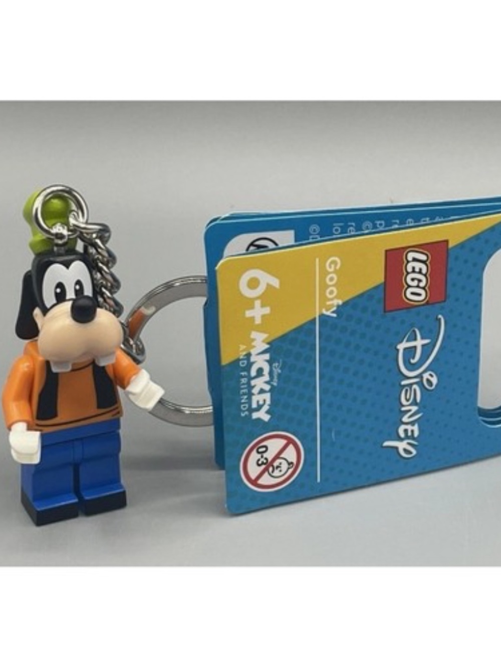 LEGO DISNEY "Goofy" Keychain "854196" UNUSED, with tag.
